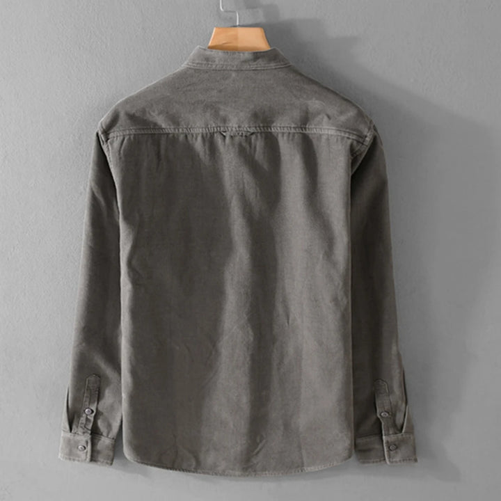 Men’s Lined Corduroy Utility Shirt Jacket - Heston Manor