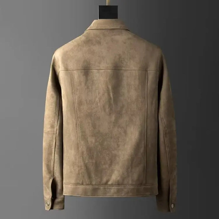 Men’s Soft-Texture Button Jacket - Heston Manor