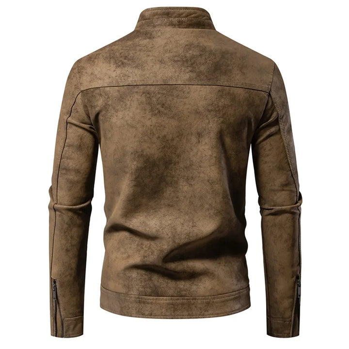 Men’s Faux Leather Jacket - Heston Manor
