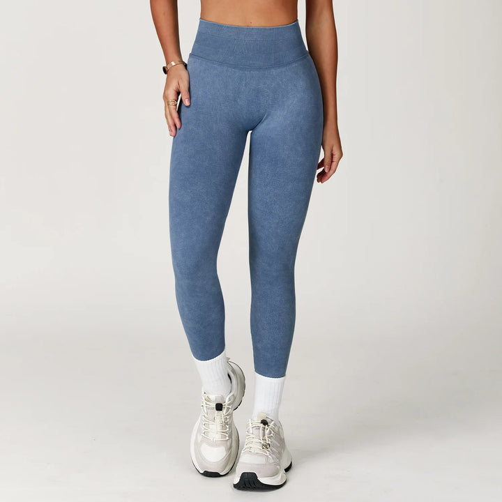 High-Waist Contour Workout Leggings - Heston Manor