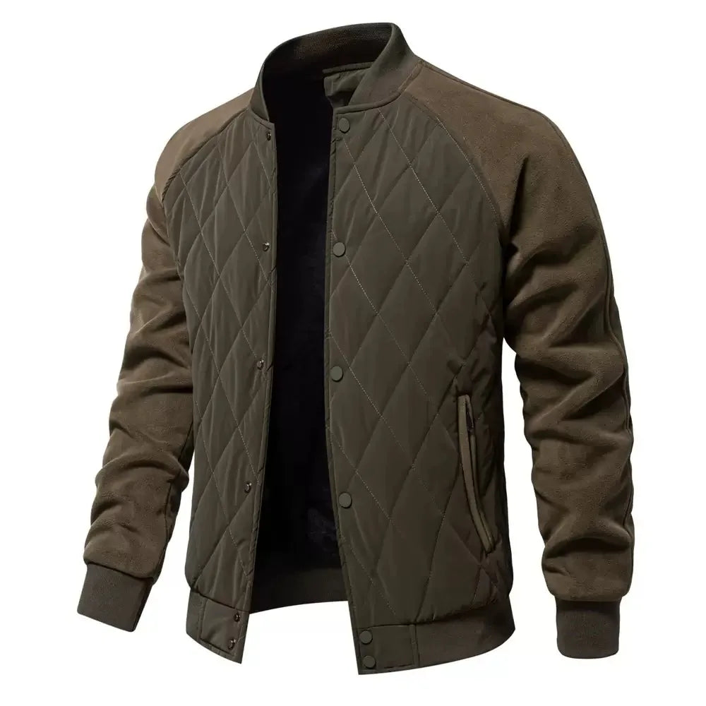 The Quilted Fleece Bomber - Heston Manor