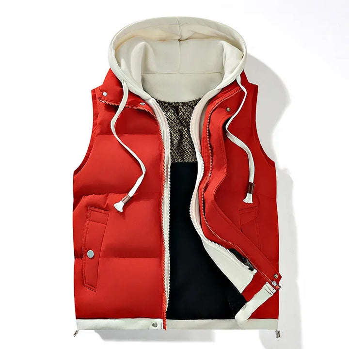 Women’s Puffer Vest with Hood - Heston Manor