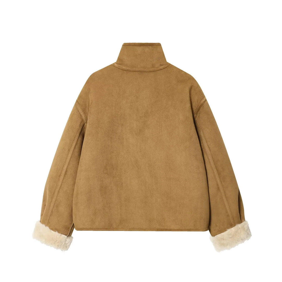 Women’s Reversible Faux-Shearling Coat - Heston Manor