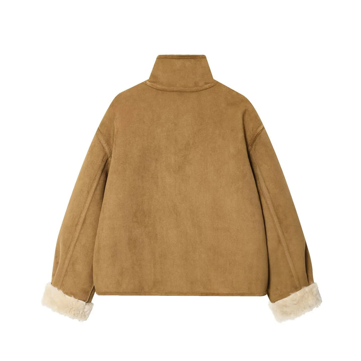 Women’s Reversible Faux-Shearling Coat - Heston Manor