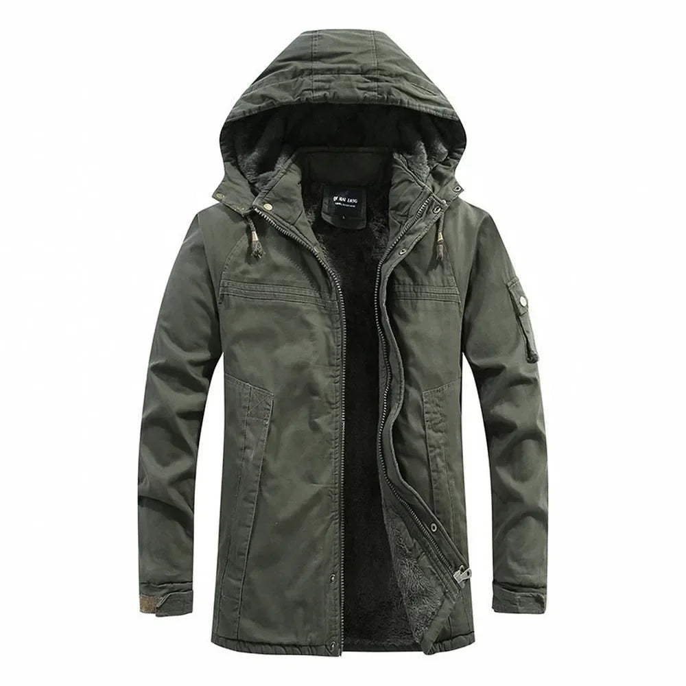 Men’s Heavyweight Hooded Winter Coat - Heston Manor