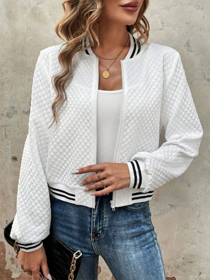 Quilted Varsity Jacket - HESTON MANOR