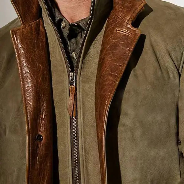 Men’s Suede Field Jacket - Heston Manor