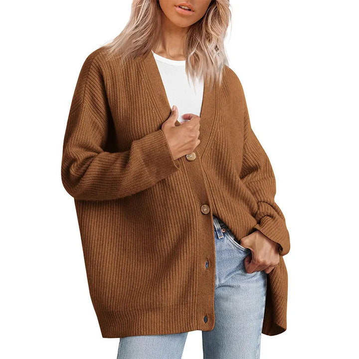 Women’s Oversized Knit Cardigan - Heston Manor