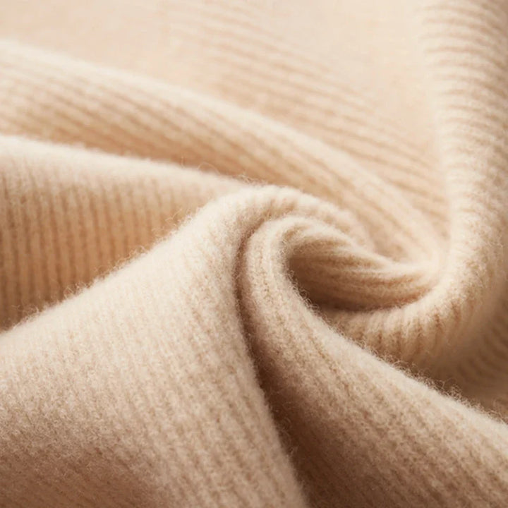 Men’s Cashmere Zip Mock Neck Sweater - Heston Manor