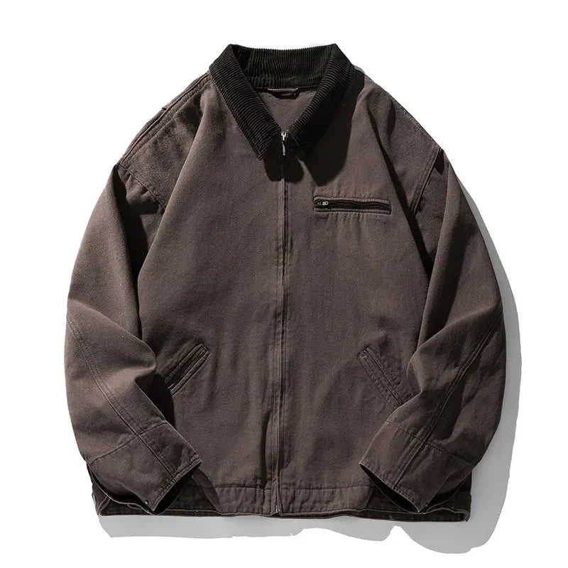 Women's Black Oversized Detroit Utility Jacket - Heston Manor