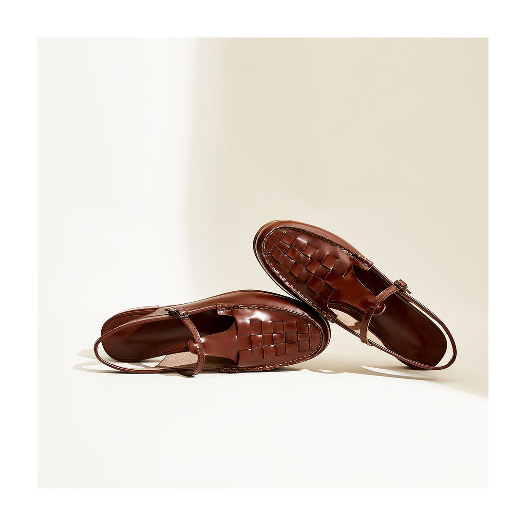 Woven Slingback Sandal - Heston Manor