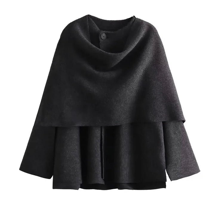 Women’s Draped Shawl-Collar Jacket - Heston Manor