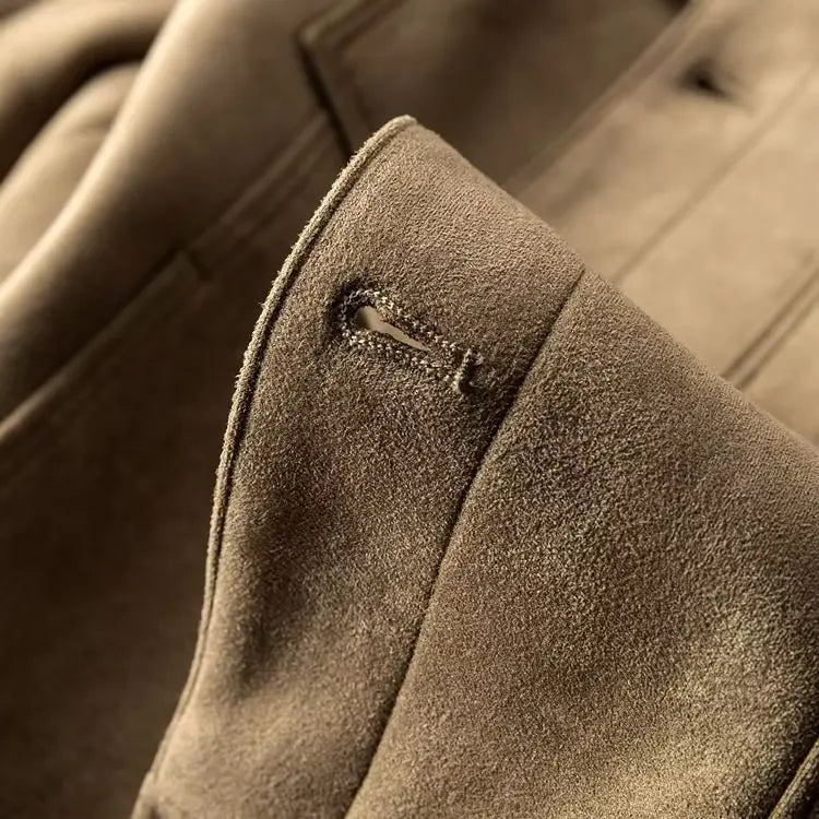 Men’s Soft-Texture Button Jacket - Heston Manor