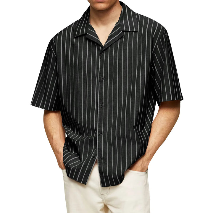 The Horizon Stripe Camp Shirt - Heston Manor