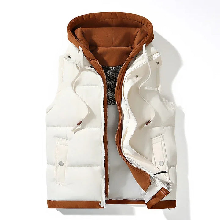 Women’s Puffer Vest with Hood - Heston Manor