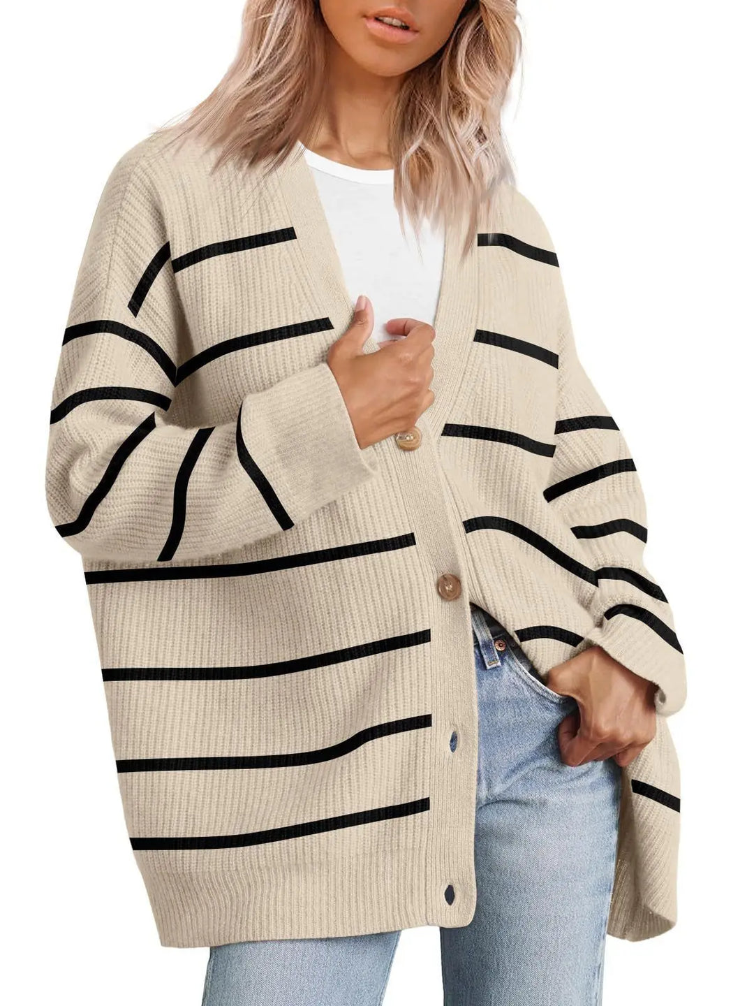 Women’s Oversized Knit Cardigan - Heston Manor