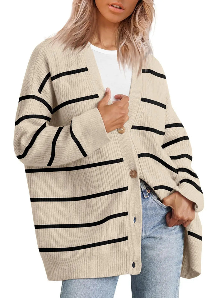 Women’s Oversized Knit Cardigan - Heston Manor