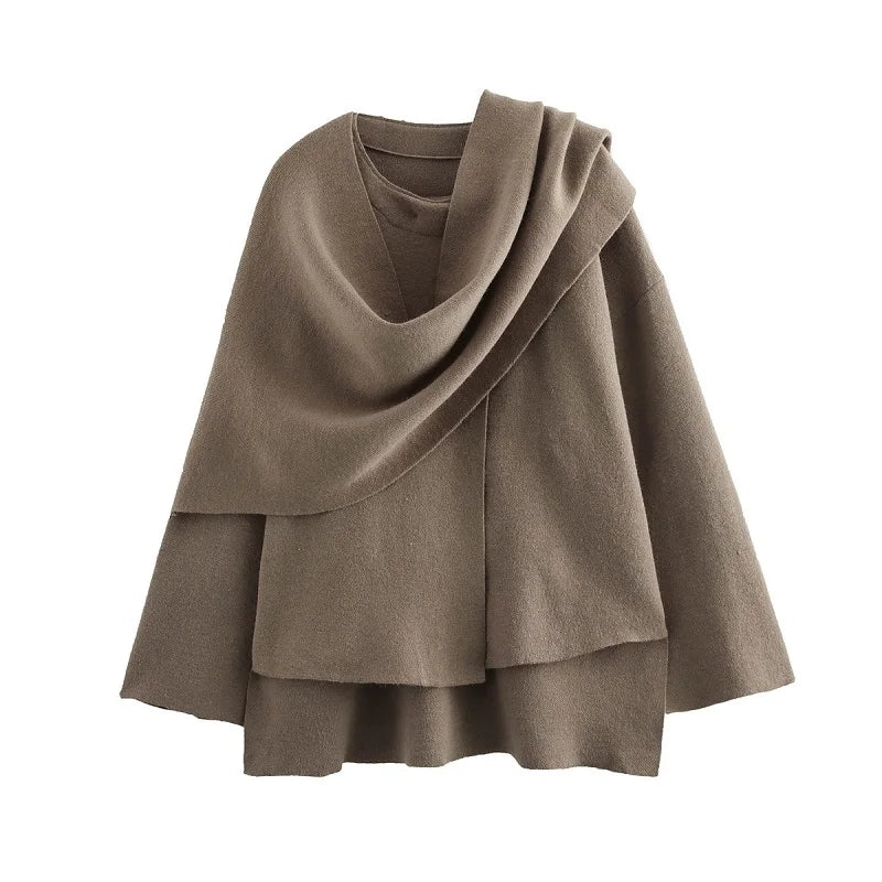 Women’s Draped Shawl-Collar Jacket - Heston Manor