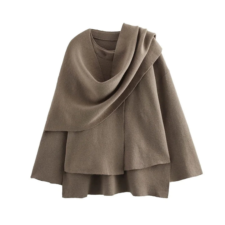 Women’s Draped Shawl-Collar Jacket - Heston Manor
