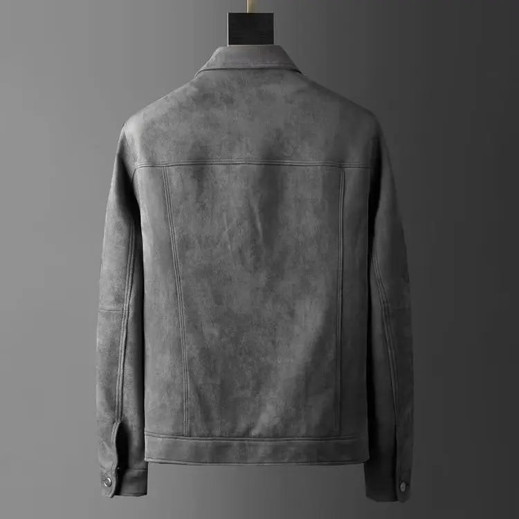 Men’s Soft-Texture Button Jacket - Heston Manor