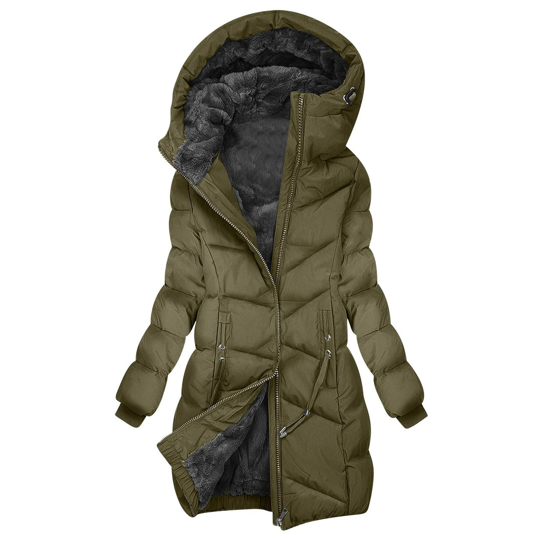Women’s Winter Plush-Lined Parka - Heston Manor