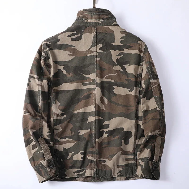 Men's Denim Utility Style Field Jacket - Heston Manor