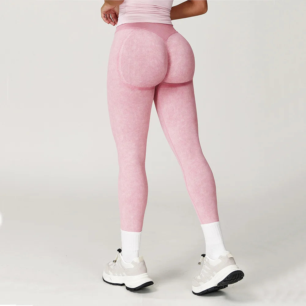 High-Waist Contour Workout Leggings - Heston Manor