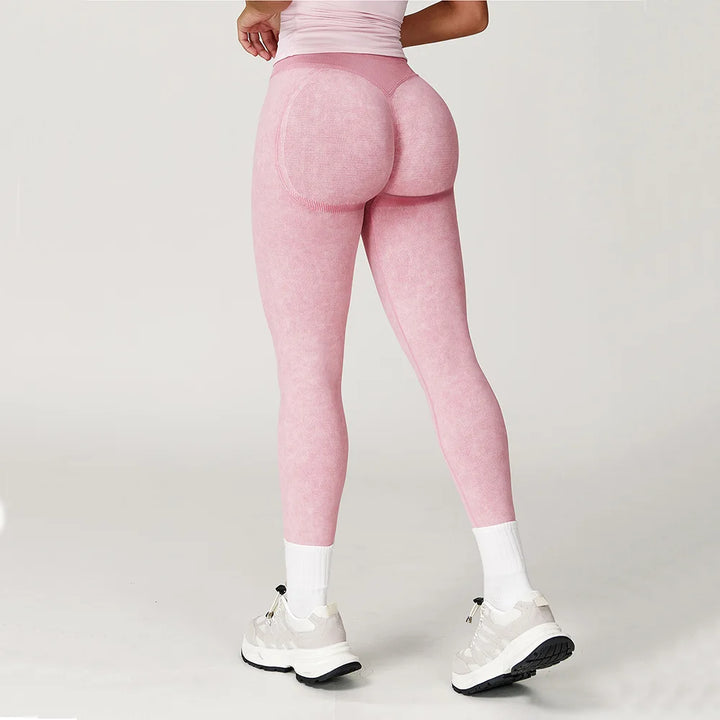 High-Waist Contour Workout Leggings - Heston Manor