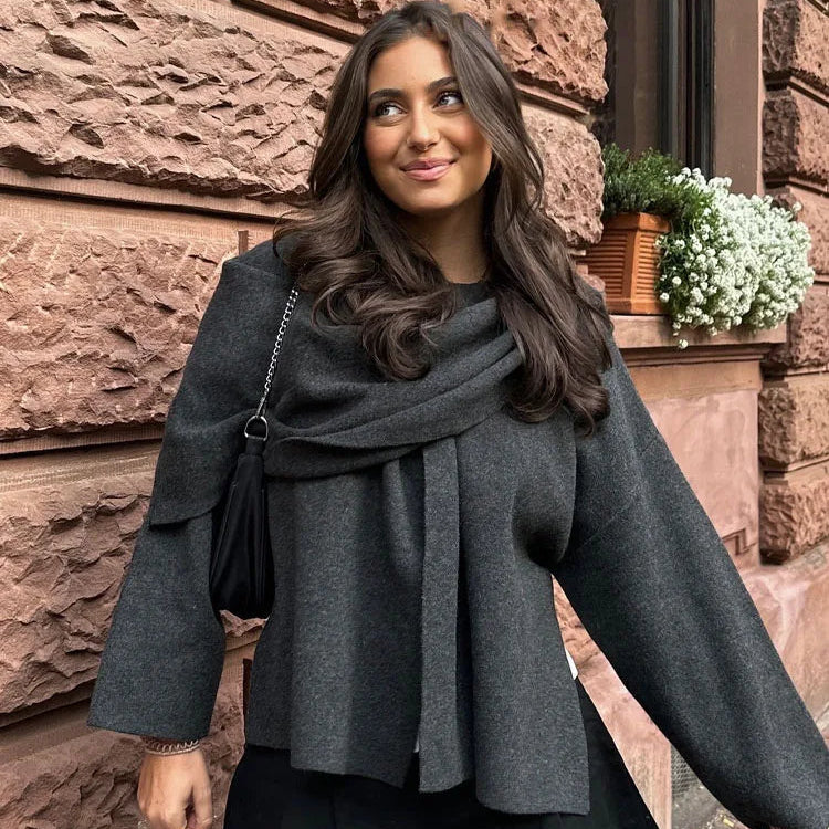 Shawl Collar Pullover Jacket for Women - Heston Manor