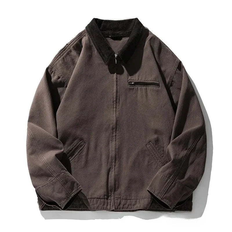 Women's Black Oversized Detroit Utility Jacket - Heston Manor