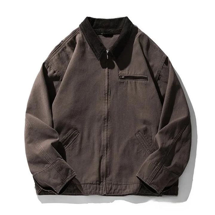 Women's Black Oversized Detroit Utility Jacket - Heston Manor