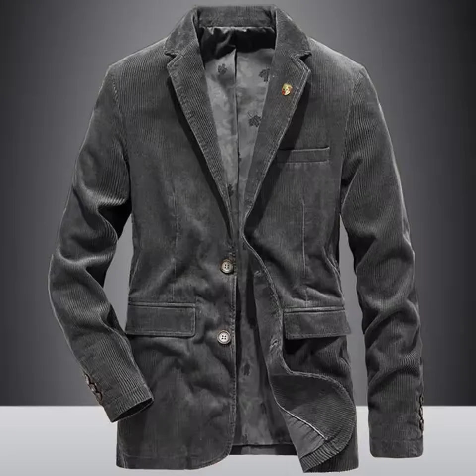 Men’s Tailored Corduroy Blazer - Heston Manor