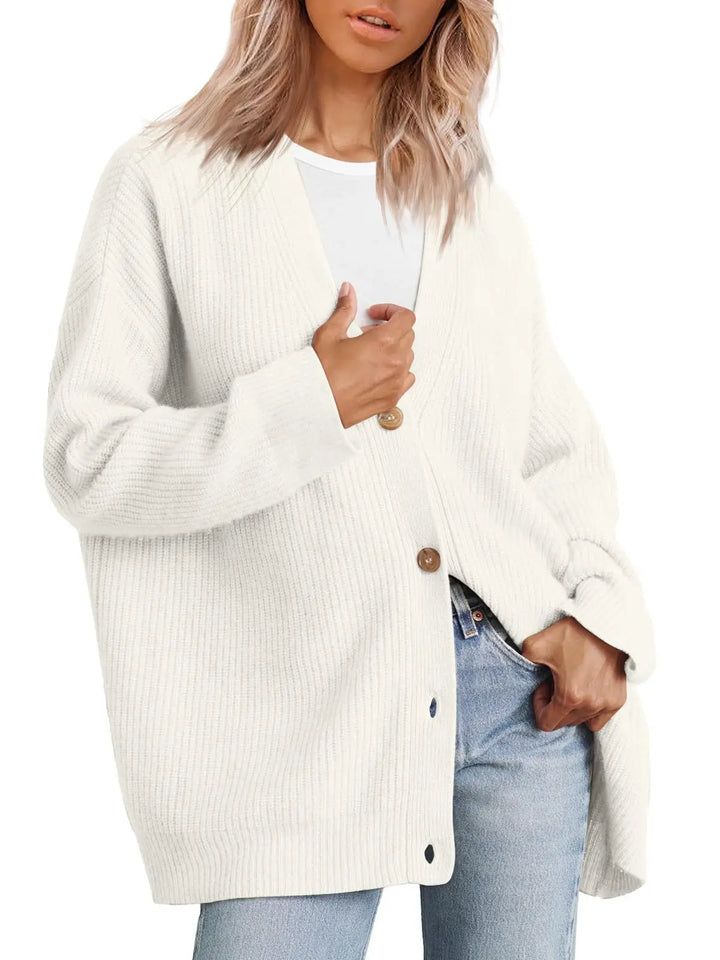 Women’s Oversized Knit Cardigan - Heston Manor
