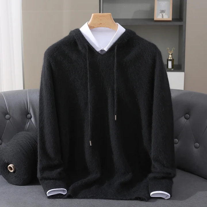 Men’s Lightweight Cashmere Hoodie - Heston Manor