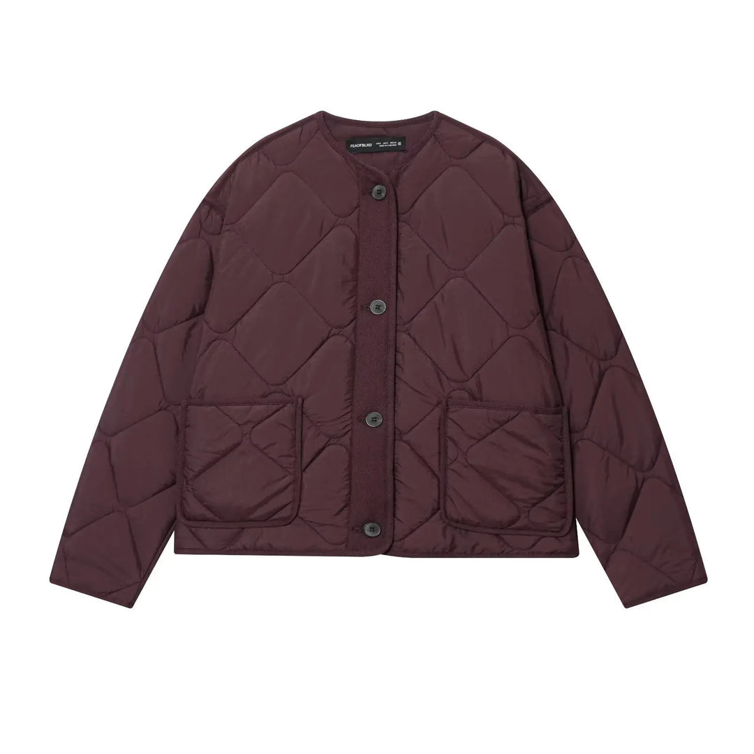 Women’s Quilted Button-Front Jacket - Heston Manor
