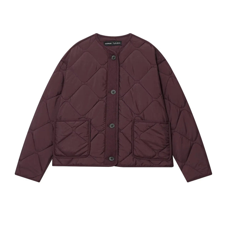 Women’s Quilted Button-Front Jacket - Heston Manor