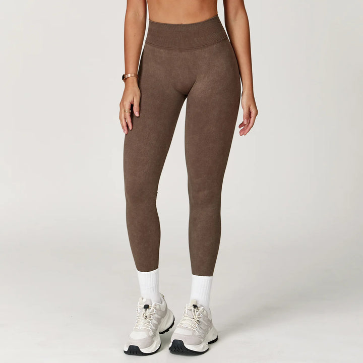 High-Waist Contour Workout Leggings - Heston Manor