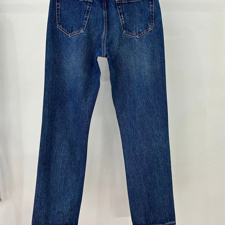 Women’s Light Wash Straight-Leg High-Rise Jeans - Heston Manor