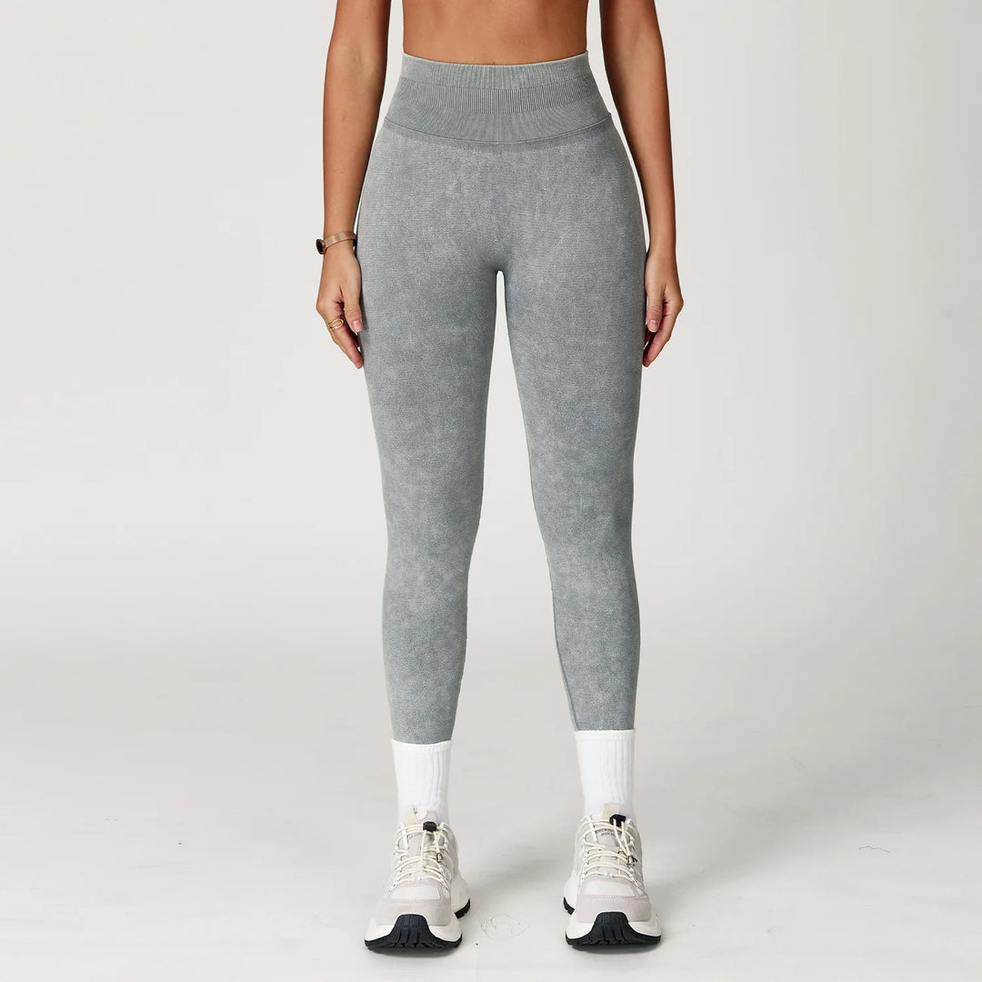 High-Waist Contour Workout Leggings - Heston Manor
