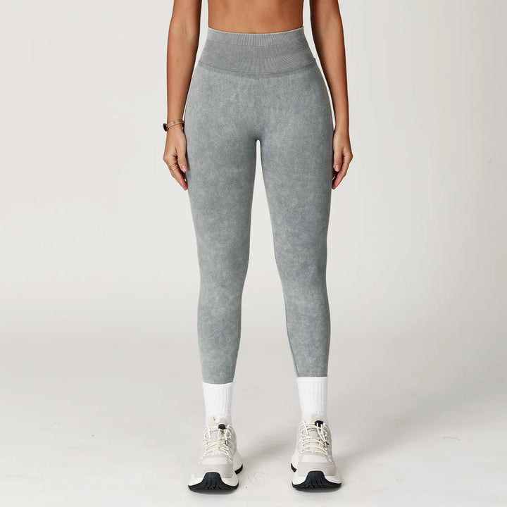 High-Waist Contour Workout Leggings - Heston Manor