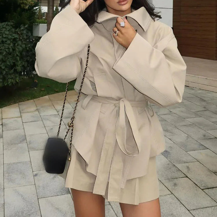 Women’s Sandstone Jacket & Skirt Set - Heston Manor