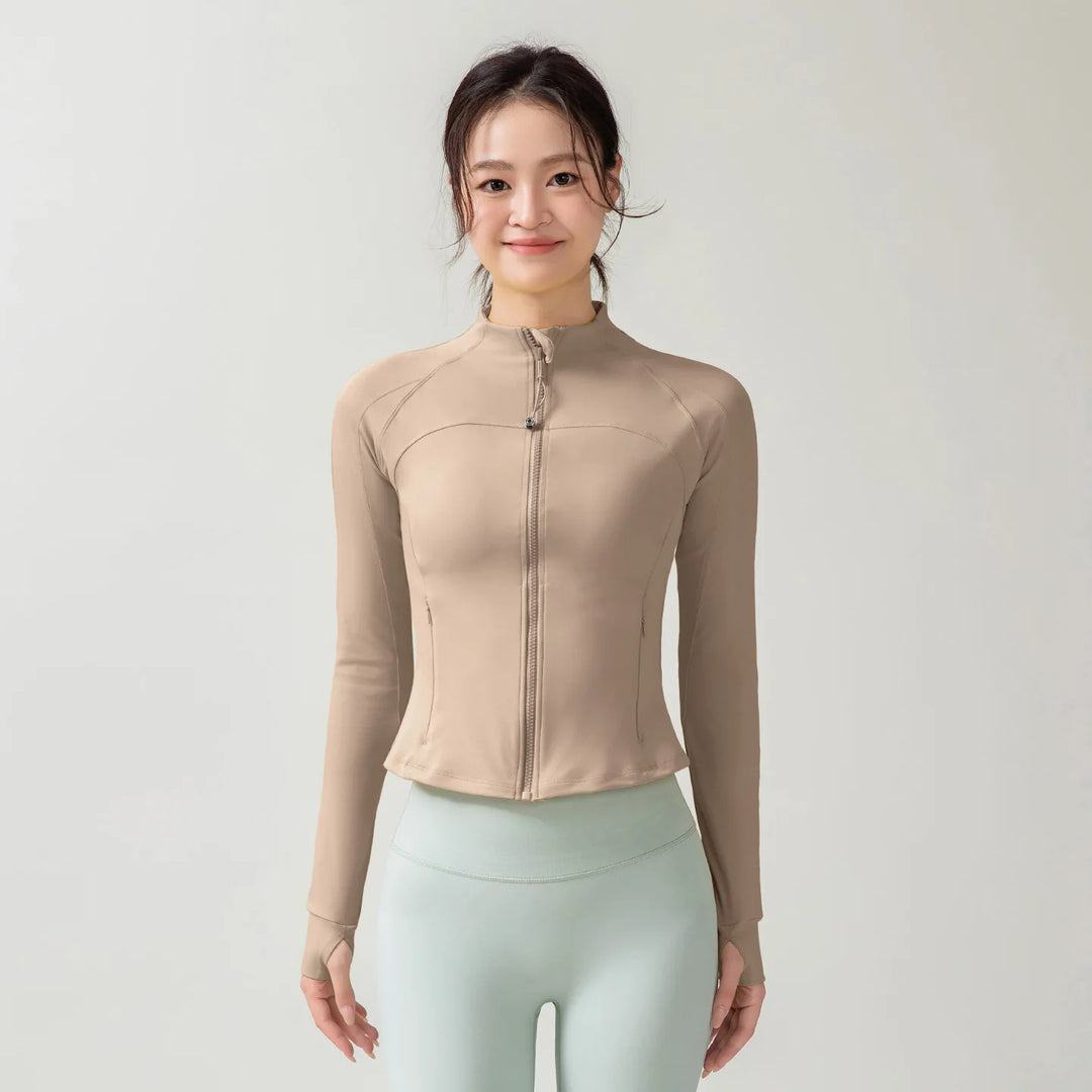 Women’s Performance Zip-Front Yoga Top - Heston Manor
