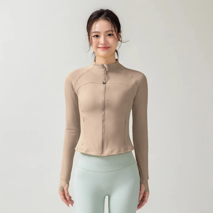 Women’s Performance Zip-Front Yoga Top - Heston Manor