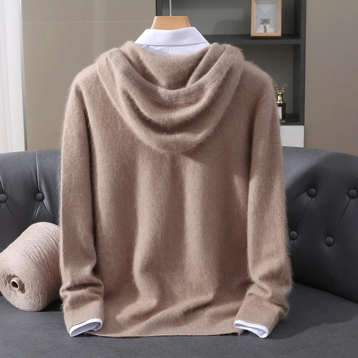 Men’s Lightweight Cashmere Hoodie - Heston Manor