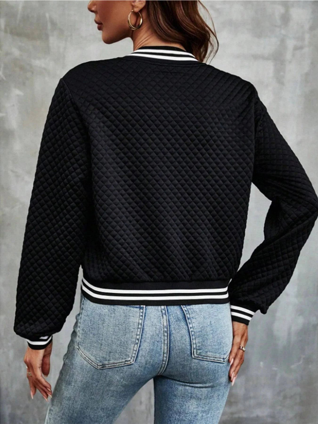 Quilted Varsity Jacket - HESTON MANOR