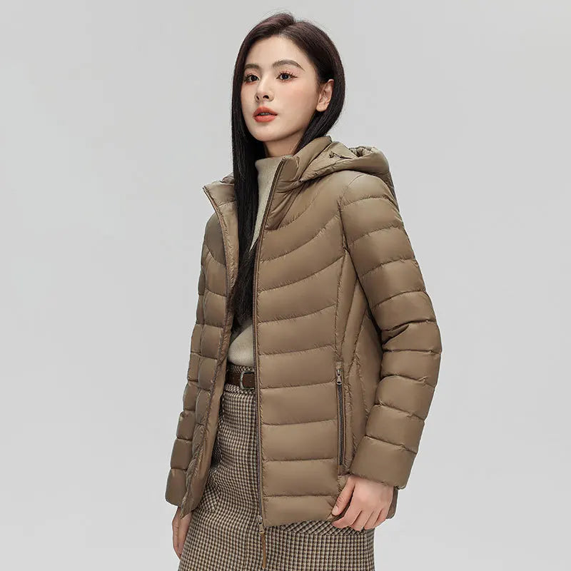 Women’s Lightweight Down Puffer Jacket - Heston Manor