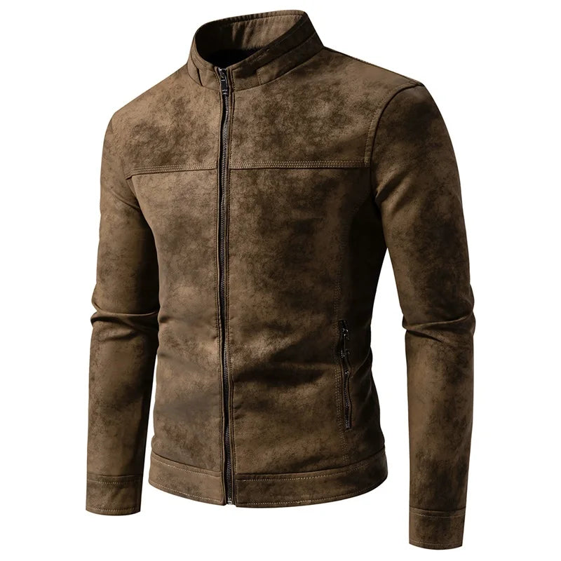Men’s Faux Leather Jacket - Heston Manor