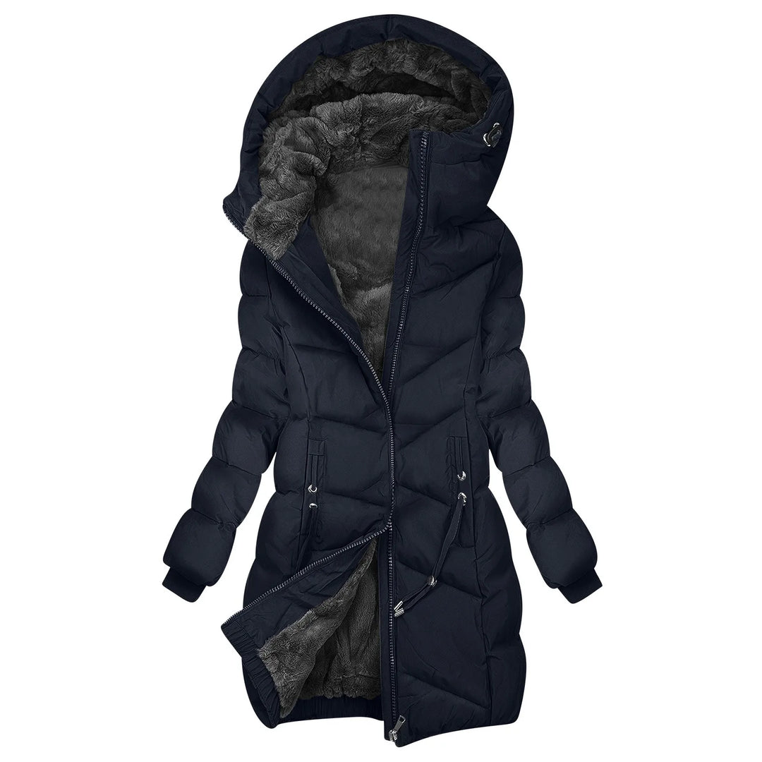 Women’s Winter Plush-Lined Parka - Heston Manor