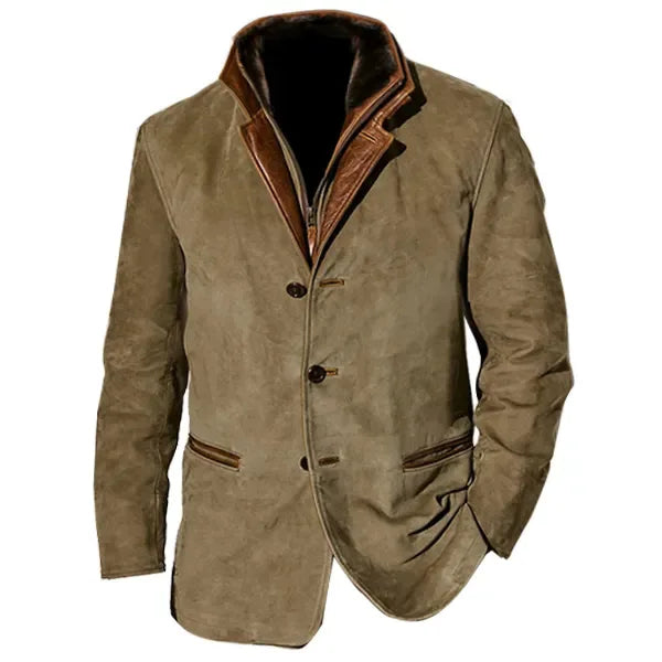Men’s Suede Field Jacket - Heston Manor