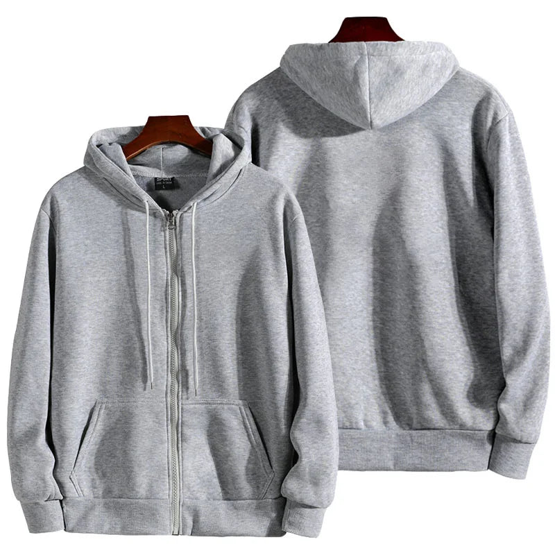 Men’s Zip-Up Hooded Sweatshirt - Heston Manor